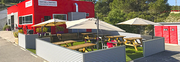 Karting ParcMotor terraza bar restaurante
