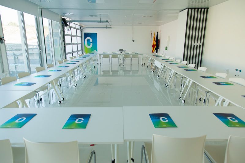 Alquier salas polivalentes parcmotor campus barcelona