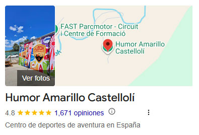 Opiniones reseñas de Humor Amarillo Castelloli