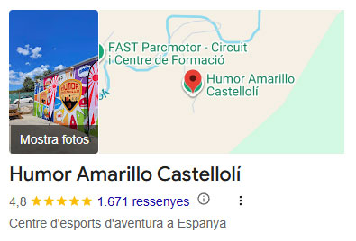 Opinions ressenyes de Humor Amarillo Castelloli