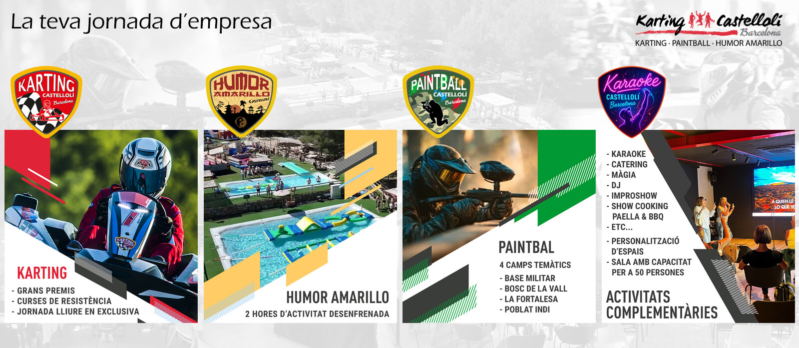 Serveis empreses Karting Castelloli