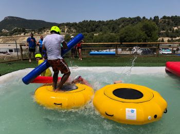 Gladiadores con agua