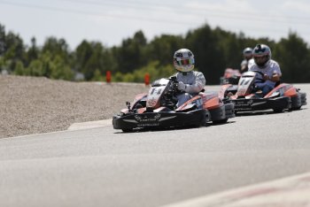 Hamilton en Sacacorxos de Karting Castellolí