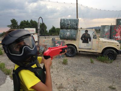 Paintball infantil para niños en Castelloli Barcelona