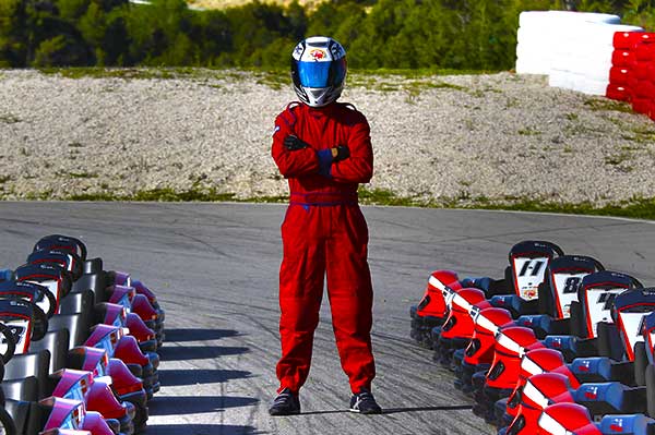 Piloto de karts en barcelona