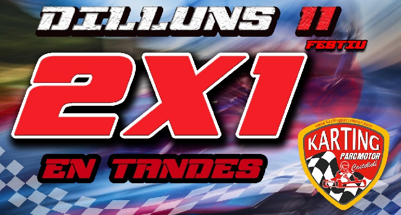 LUNES 11 ....2X1 EN TANDAS