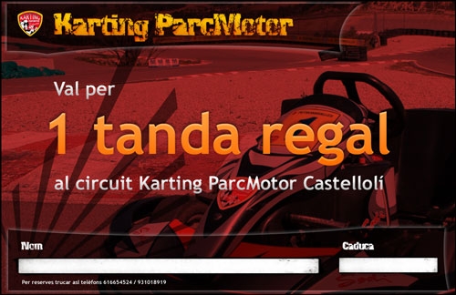 Regala Tandas de Kart o Moto y recibelas hoy mismo